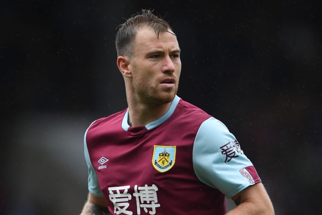 Ashley Barnes playing for Burnley