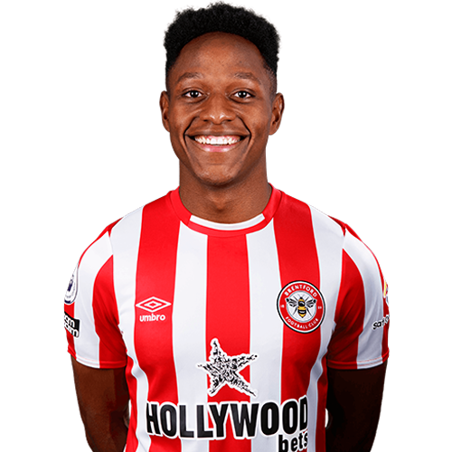 Joel Valencia in this seasons brentford jersey